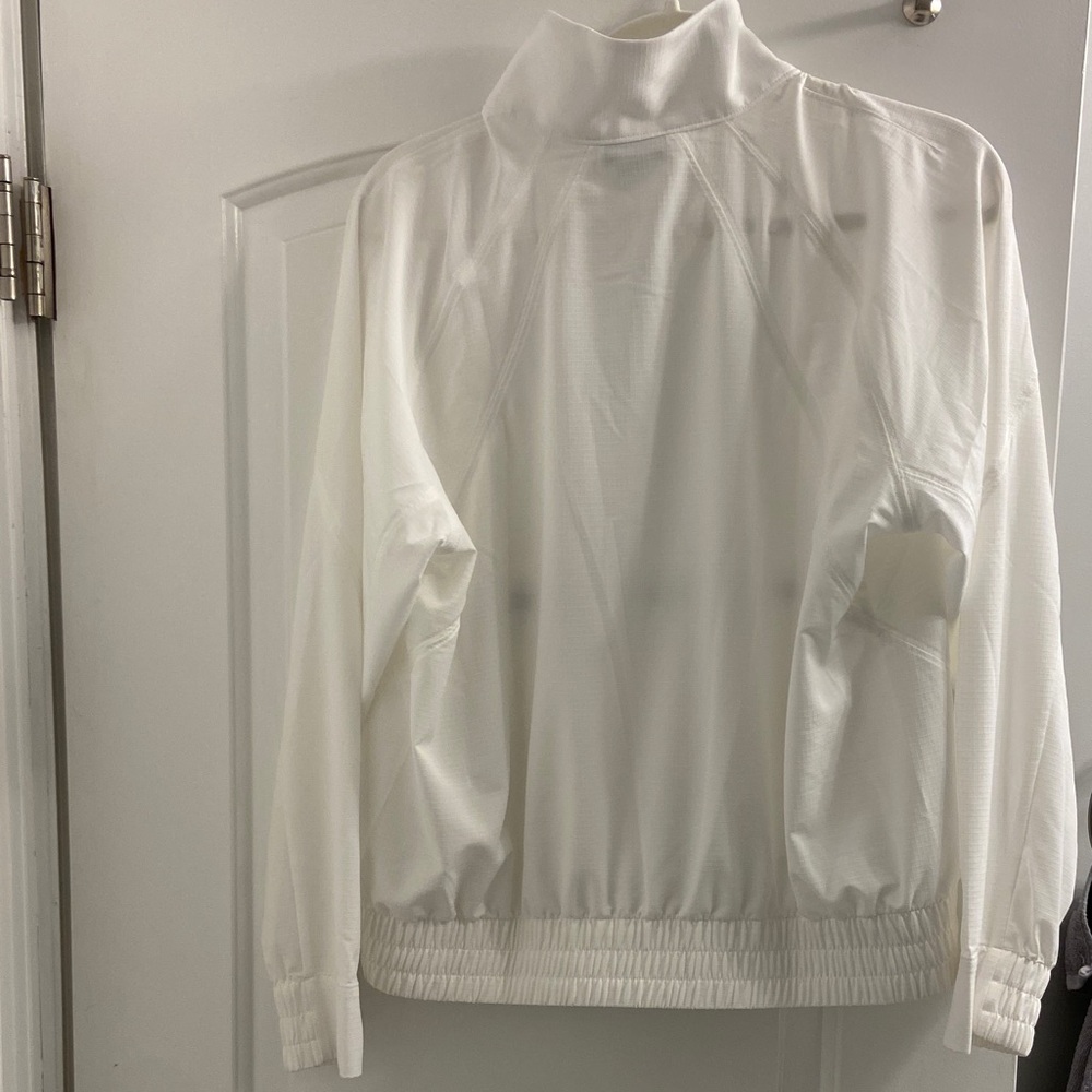 Athleta White Quarter-Zip Jacket/Pullover - image 4